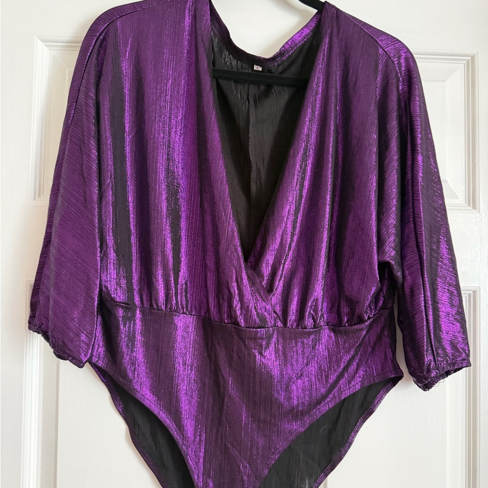 Shimmering Purple Bodysuit